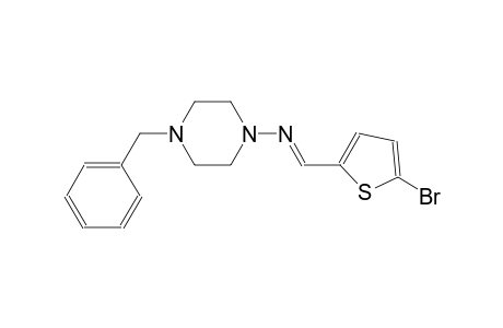 4-benzyl-N-[(E)-(5-bromo-2-thienyl)methylidene]-1-piperazinamine