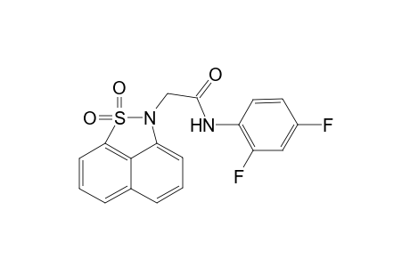 Acetamide, N-(2,4-difluorophenyl)-2-(1,1-dioxo-1H-1.lambda.(6)-naphtho[1,8-cd]isothiazol-2-yl)-