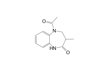 2H-1,5-benzodiazepin-2-one, 5-acetyl-1,3,4,5-tetrahydro-3-methyl-