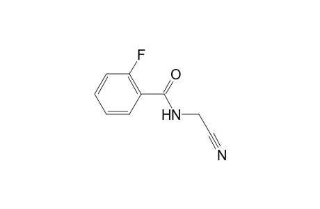 N-(cyanomethyl)-2-fluoranyl-benzamide