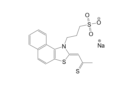 sodium 3-((2Z)-2-(2-thioxopropylidene)naphtho[1,2-d][1,3]thiazol-1(2H)-yl)-1-propanesulfonate