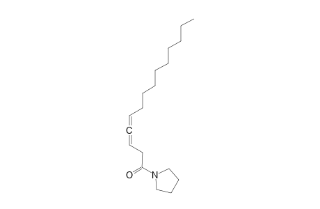 1-(1-Oxo-3,4-tetradecadienyl)-pyrrolidin