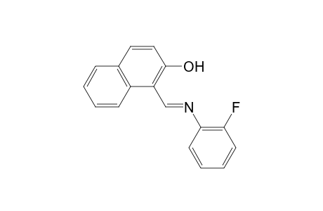 1-((E)-[(2-Fluorophenyl)imino]methyl)-2-naphthol