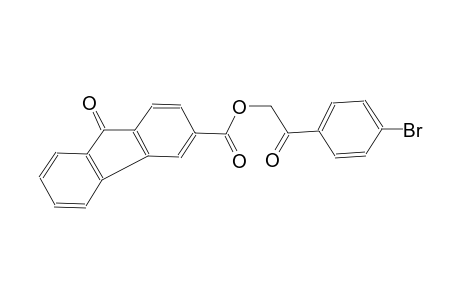 9H-fluorene-3-carboxylic acid, 9-oxo-, 2-(4-bromophenyl)-2-oxoethyl ester