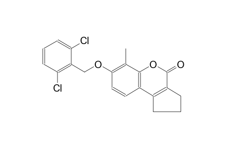 7-[(2,6-dichlorobenzyl)oxy]-6-methyl-2,3-dihydrocyclopenta[c]chromen-4(1H)-one