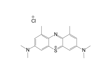 3,7-bis(dimethylamino)-1,9-dimethylphenothiazin-5-ium chloride