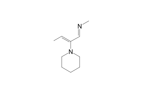 N-(2-PIPERIDINO-2-BUTENYLIDENE)-METHANAMINE;(E,Z)-ISOMER