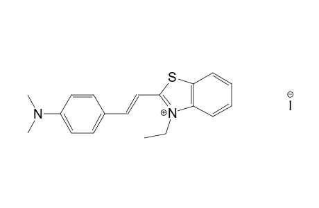 2-[4-(Dimethylamino)styryl]-3-ethylbenzothiazolium iodide