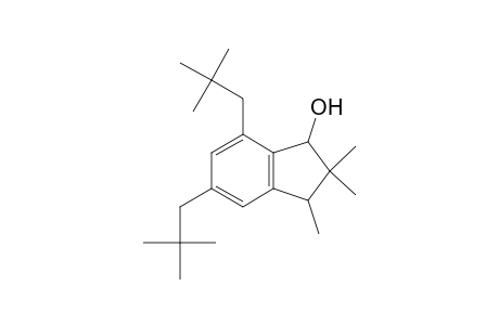 1H-Inden-1-ol, 5,7-bis(2,2-dimethylpropyl)-2,3-dihydro-2,2,3-trimethyl-