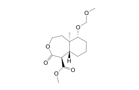 METHYL-(1-BETA,5A-ALPHA,6-ALPHA,9A-BETA)-6-METHOXYMETHYLOXY-5A-METHYL-2-OXODECAHYDRO-3-BENZOXEPINE-1-CARBOXYLATE
