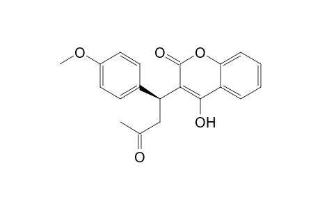 (S)-4-Hydroxy-3-[1-(4-methoxyphenyl)-3-oxobutyl]-chromen-2-one