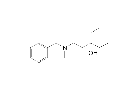 1-(N-Benzyl-N-methyl)amino-3-ethyl-2-methylene-3-pentanol