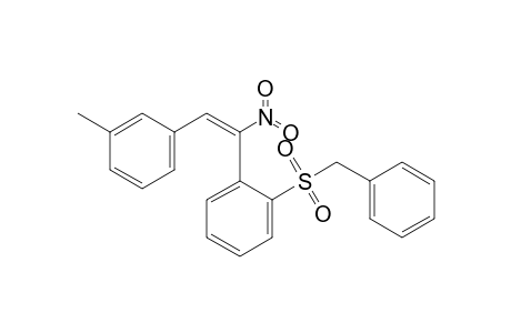 (E)-1-[2-(Benzylsulfonyl)phenyl]-1-nitro-2-(m-tolyl)ethene