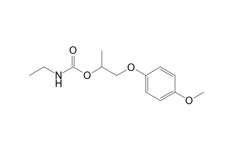 (+-)-1-(4-Methoxyphenoxy)propan-2-yl ethylcarbamate