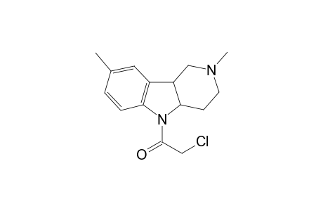 2-Chloro-1-(2,8-dimethyl-1,2,3,4,4a,9b-hexahydro-pyrido[4,3-b]indol-5-yl)-ethanone