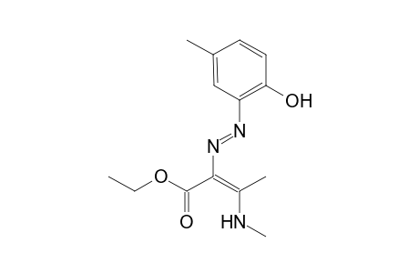 Ethyl 2-[[(E)-5'-Methyl-2'-hydroxyphenyl]diazo]-3(E)-(methylamino)-2-butenoate