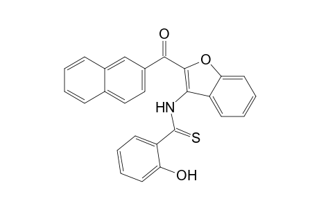 N-[2-(Naphth-2-oyl)benzo[b]furan-3-yl]-2-hydroxythiobenzamide