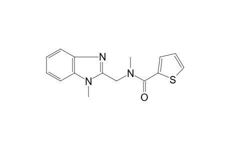 N-Methyl-N-[(1-methyl-1H-benzimidazol-2-yl)methyl]-2-thiophenecarboxamide