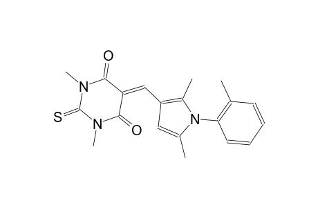 5-{[2,5-dimethyl-1-(2-methylphenyl)-1H-pyrrol-3-yl]methylene}-1,3-dimethyl-2-thioxodihydro-4,6(1H,5H)-pyrimidinedione