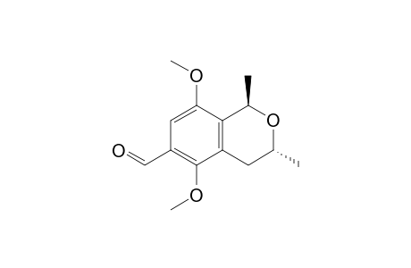 (1R,3R)-5,8-Dimethoxy-1,3-dimethyl-isochroman-6-carbaldehyde