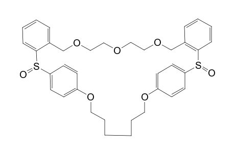 (S,S)-1,9-bis[o-(p,p'-hexamethylenedioxyphenylsulfinyl)phenyl]-2,5,8-trioxanonane