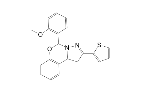 5-(2-methoxyphenyl)-2-(2-thienyl)-1,10b-dihydropyrazolo[1,5-c][1,3]benzoxazine