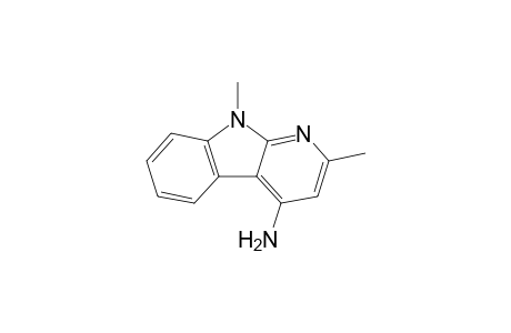 4-Amino-2,9-dimethyl-9H-pyrido[2,3-b]indole