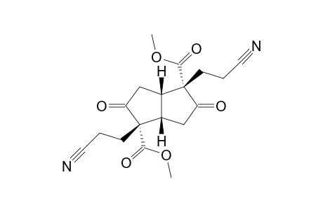 (1S,3aS,4S,6aS)-1,4-bis(2-cyanoethyl)-2,5-diketo-3,3a,6,6a-tetrahydropentalene-1,4-dicarboxylic acid dimethyl ester