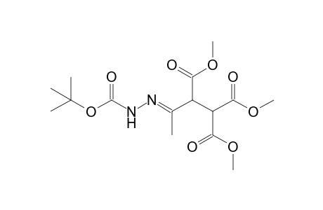 t-Butyl 5,6,6-tris(methoxycarbonyl)-4-methyl-2,3-diazahex-3-enoate