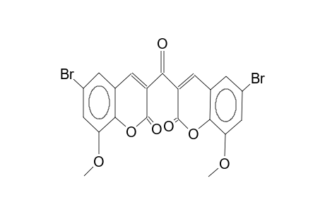 bis(6-bromo-8-methoxycoumarin-3-yl)ketone