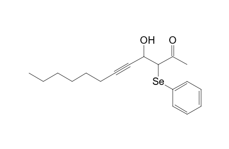 4-Hydroxy-3-(phenylseleno)-5-dodecyn-2-one