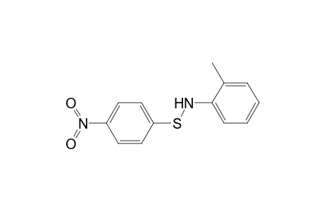 Benzenesulfenamide, N-(2-methylphenyl)-4-nitro-