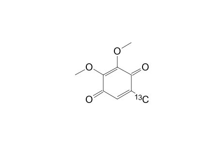 (5-CH3-C-13)-2,3-DIMETHOXY-5-METHYL-2,5-CYCLOHEXADIENE-1,4-DIONE