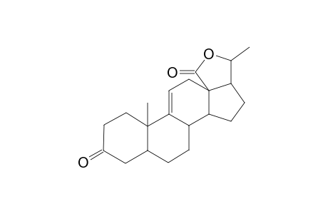 Pregn-9(11)-en-20-ol-3-on-19-oic acid lactone