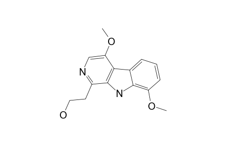 6,12-DIMETHOXY-3-(2-HYDROXYLETHYL)-BETA-CARBOLINE