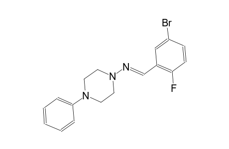 1-piperazinamine, N-[(E)-(5-bromo-2-fluorophenyl)methylidene]-4-phenyl-