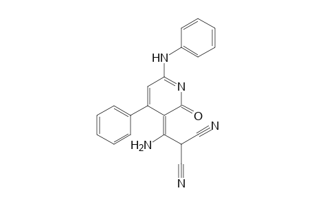 Propanedinitrile, [amino[2-oxo-4-phenyl-6-(phenylamino)-3(2H)-pyridinylidene]methyl]-