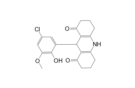 9-(5-chloro-2-hydroxy-3-methoxyphenyl)-3,4,6,7,9,10-hexahydro-1,8(2H,5H)-acridinedione