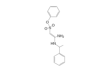 (+-)-(E)-Phenyl 2-Amino-2-[1-(phenylethyl)amino]ethensulfonate
