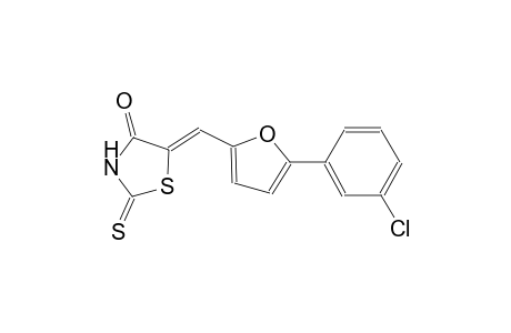 (5Z)-5-{[5-(3-chlorophenyl)-2-furyl]methylene}-2-thioxo-1,3-thiazolidin-4-one