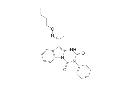 5-[1-(Butoxyimino)ethyl]-2-phenyl[1,3,5]triazaino[1,2-a]indole-1,3(2H,4H)-dione