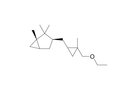 trans-3-(2-Ethoxymethyl-2-methyl-cyclopropylmethyl)-1,2,2-trimethyl-bicyclo-[3.1.0]hexane