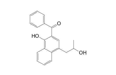 Methanone, [1-hydroxy-4-(1-hydroxy-1-methylethyl)-2-naphthalenyl]phenyl-