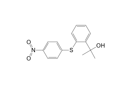 Benzenemethanol, .alpha.,.alpha.-dimethyl-2-[(4-nitrophenyl)thio]-