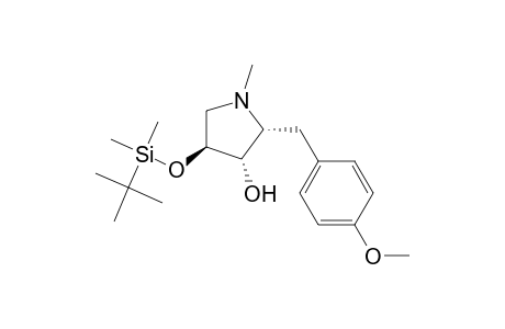 (2R,3S,4S)-4-[tert-butyl(dimethyl)silyl]oxy-1-methyl-2-p-anisyl-pyrrolidin-3-ol