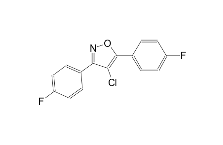 4-chloro-3,5-bis(4-fluorophenyl)isoxazole