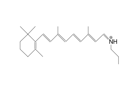 Retinylidene-propyliminium cation