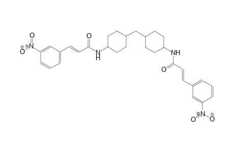 (2E)-3-(3-nitrophenyl)-N-{4-[(4-{[(2E)-3-(3-nitrophenyl)-2-propenoyl]amino}cyclohexyl)methyl]cyclohexyl}-2-propenamide