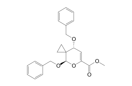 Methyl (trans)-4,8-bis(benzyloxy)-5-oxaspiro[2.5]oct-6-ene-6-carboxylate