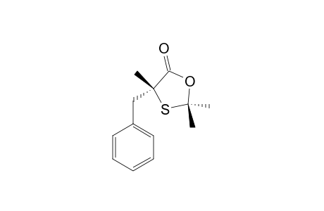 4-BENZYL-2,2,4-TRIMETHYL-1,3-OXATHIOLAN-5-ONE